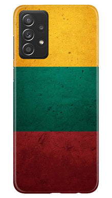 Color Pattern Mobile Back Case for Samsung Galaxy A52 (Design - 374)