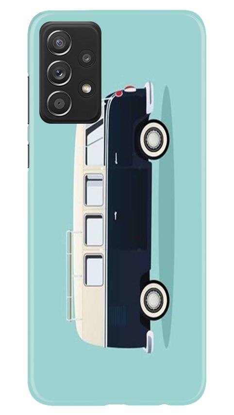 Travel Bus Mobile Back Case for Samsung Galaxy A52 (Design - 379)
