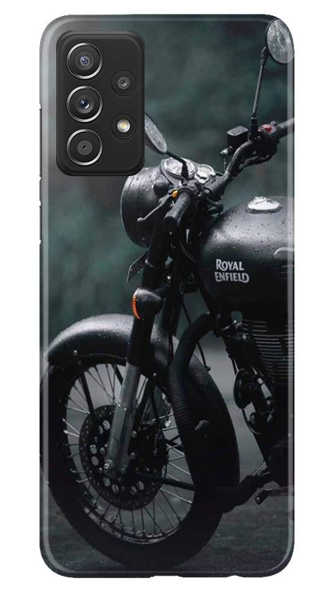Royal Enfield Mobile Back Case for Samsung Galaxy A52 (Design - 380)
