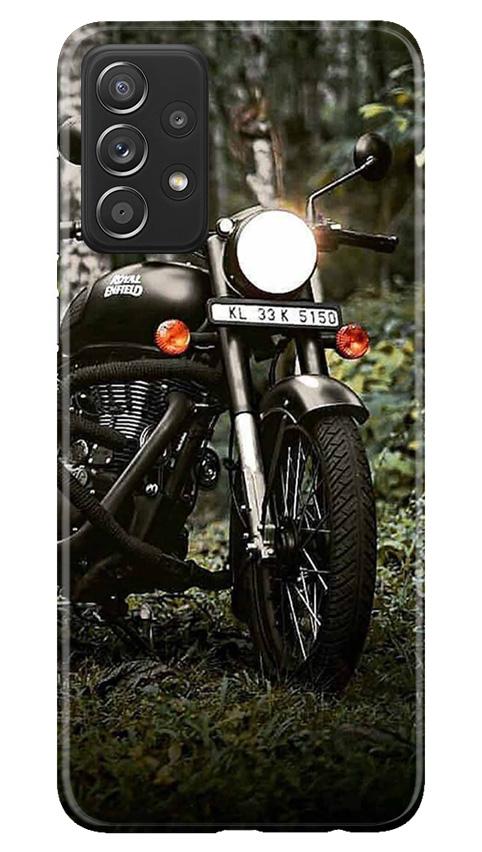 Royal Enfield Mobile Back Case for Samsung Galaxy A52 (Design - 384)