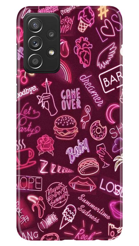 Party Theme Mobile Back Case for Samsung Galaxy A72 (Design - 392)