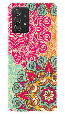 Rangoli art Mobile Back Case for Samsung Galaxy A52s 5G (Design - 6)