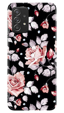 Pink rose Mobile Back Case for Samsung Galaxy A52 5G (Design - 12)
