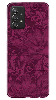 Purple Backround Mobile Back Case for Samsung Galaxy A52 5G (Design - 22)