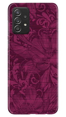 Purple Backround Mobile Back Case for Samsung Galaxy A52s 5G (Design - 22)