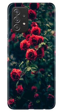 Red Rose Mobile Back Case for Samsung Galaxy A52 5G (Design - 66)