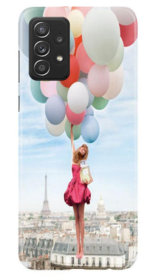 Girl with Baloon Mobile Back Case for Samsung Galaxy A52s 5G (Design - 84)