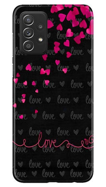 Love in Air Mobile Back Case for Samsung Galaxy A52 5G (Design - 89)