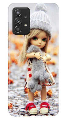 Cute Doll Mobile Back Case for Samsung Galaxy A52s 5G (Design - 93)