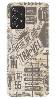 Travel Mobile Back Case for Samsung Galaxy A52 5G  (Design - 104)