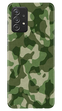 Army Camouflage Mobile Back Case for Samsung Galaxy A52 5G  (Design - 106)
