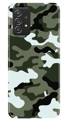 Army Camouflage Mobile Back Case for Samsung Galaxy A52 5G  (Design - 108)