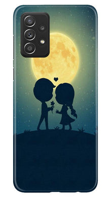 Love Couple Mobile Back Case for Samsung Galaxy A52 5G  (Design - 109)