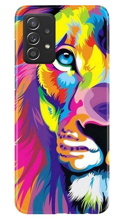 Colorful Lion Case for Samsung Galaxy A52 5G  (Design - 110)