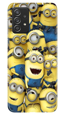 Minions Mobile Back Case for Samsung Galaxy A52 5G  (Design - 127)