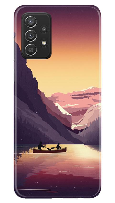 Mountains Boat Case for Samsung Galaxy A52 5G (Design - 181)
