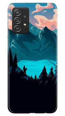Mountains Mobile Back Case for Samsung Galaxy A52 5G (Design - 186)