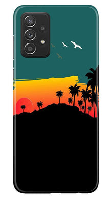 Sky Trees Mobile Back Case for Samsung Galaxy A52 5G (Design - 191)