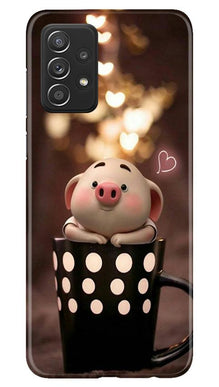 Cute Bunny Mobile Back Case for Samsung Galaxy A52 5G (Design - 213)