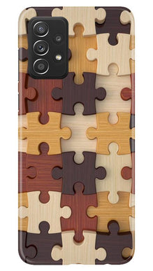 Puzzle Pattern Mobile Back Case for Samsung Galaxy A52 5G (Design - 217)
