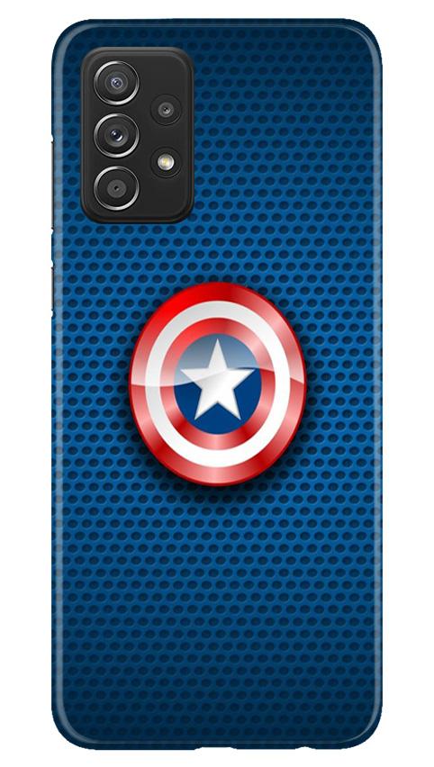 Captain America Shield Case for Samsung Galaxy A52 5G (Design No. 253)
