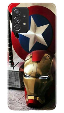 Ironman Captain America Mobile Back Case for Samsung Galaxy A52s 5G (Design - 254)
