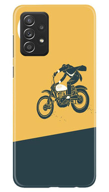 Bike Lovers Mobile Back Case for Samsung Galaxy A52 5G (Design - 256)