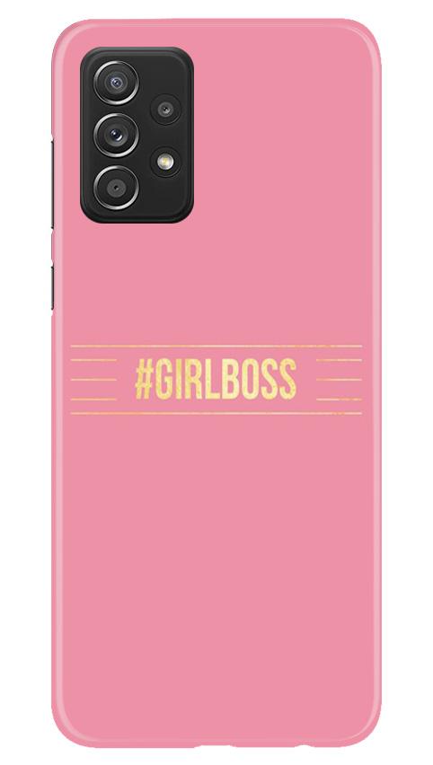Girl Boss Pink Case for Samsung Galaxy A52 5G (Design No. 263)