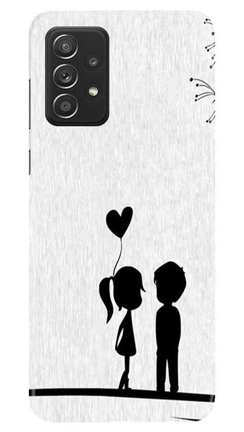 Cute Kid Couple Case for Samsung Galaxy A52 5G (Design No. 283)