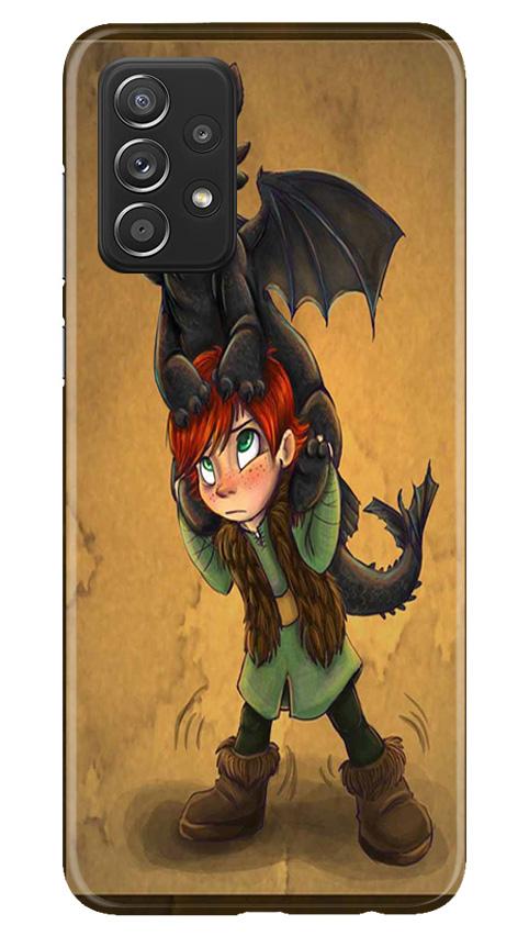 Dragon Mobile Back Case for Samsung Galaxy A52 5G (Design - 336)