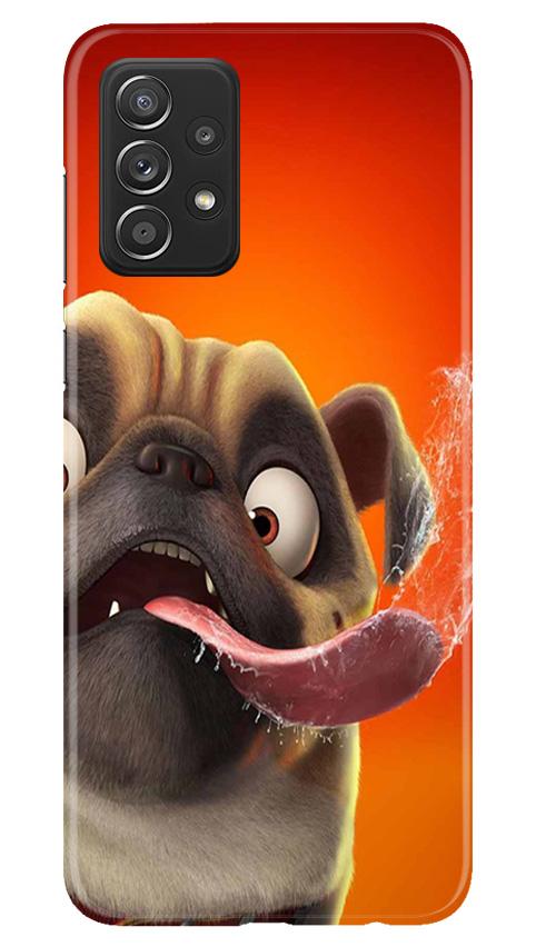 Dog Mobile Back Case for Samsung Galaxy A52 5G (Design - 343)