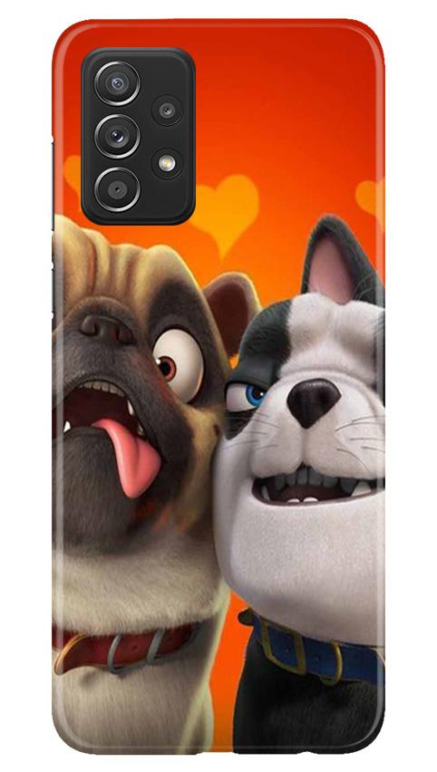 Dog Puppy Mobile Back Case for Samsung Galaxy A52 5G (Design - 350)