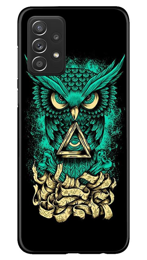 Owl Mobile Back Case for Samsung Galaxy A52 5G (Design - 358)