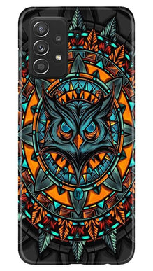 Owl Mobile Back Case for Samsung Galaxy A52 5G (Design - 360)