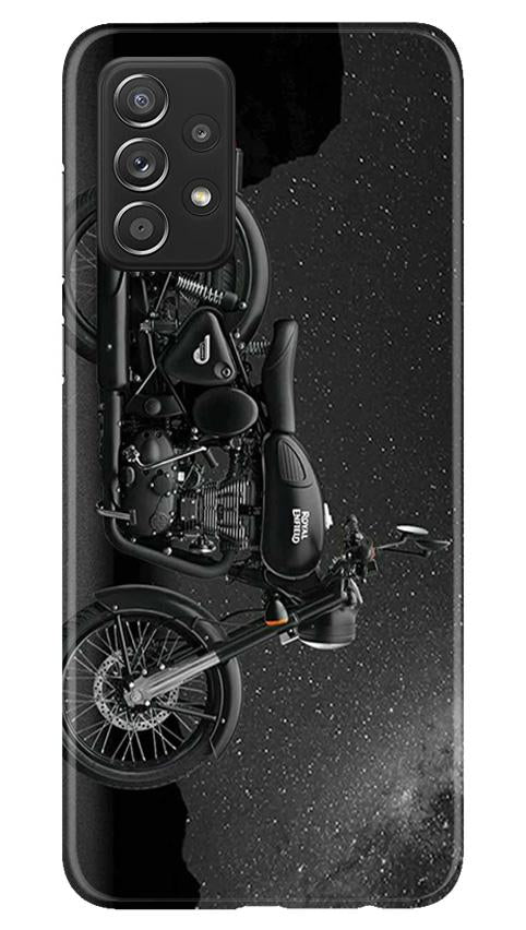 Royal Enfield Mobile Back Case for Samsung Galaxy A52 5G (Design - 381)