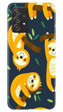Racoon Pattern Mobile Back Case for Samsung Galaxy A53 (Design - 2)