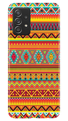 Zigzag line pattern Mobile Back Case for Samsung Galaxy A73 5G (Design - 4)