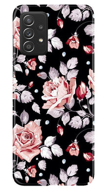 Pink rose Mobile Back Case for Samsung Galaxy A53 (Design - 12)