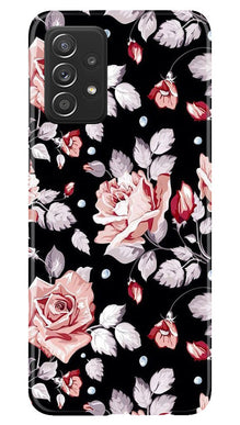 Pink rose Mobile Back Case for Samsung Galaxy A23 (Design - 12)