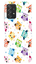 Owl Baground Pattern shore Case for Samsung Galaxy A73 5G