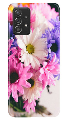 Coloful Daisy Mobile Back Case for Samsung Galaxy A23 (Design - 73)