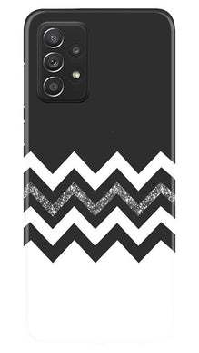 Black white Pattern2Mobile Back Case for Samsung Galaxy A23 (Design - 83)