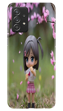 Cute Girl Mobile Back Case for Samsung Galaxy A73 5G (Design - 92)