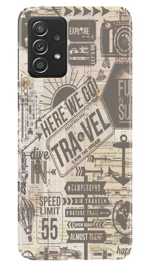 Travel Mobile Back Case for Samsung Galaxy A53  (Design - 104)