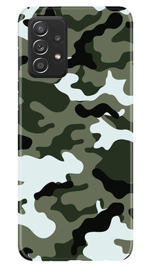 Army Camouflage Mobile Back Case for Samsung Galaxy A73 5G  (Design - 108)
