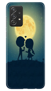 Love Couple Mobile Back Case for Samsung Galaxy A73 5G  (Design - 109)