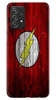 Flash Superhero Mobile Back Case for Samsung Galaxy A53  (Design - 116)