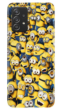 Minions Mobile Back Case for Samsung Galaxy A53  (Design - 126)