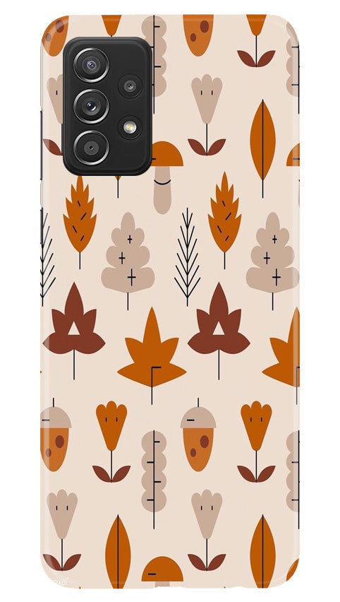 Leaf Pattern Art Case for Samsung Galaxy A53  (Design - 132)