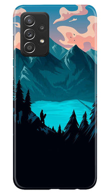Mountains Mobile Back Case for Samsung Galaxy A73 5G (Design - 155)